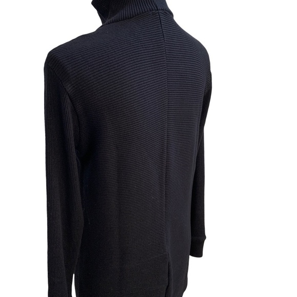 Monrow Rib Knit Mockneck Tunic Top NWT - Picture 6 of 9